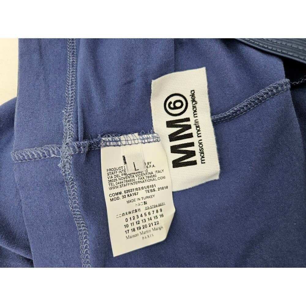 Maison Martin Margiela Navy Seam-Front Stretch Leggings Large - Picture 5 of 6